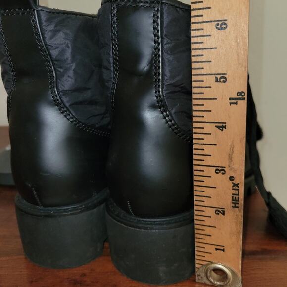 Kelsi Dagger Brooklyn Faux Fur Gamble Lug Sole Winter Boot in Black, Size 10 - Picture 10 of 13